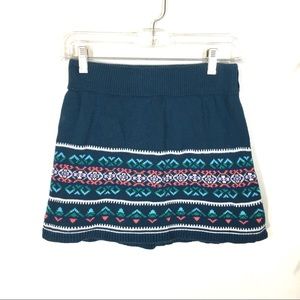 Old Navy Girls fair isle sweater skirt size XL